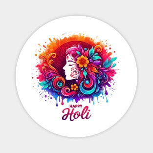 Happy Holi Festival India Magnet